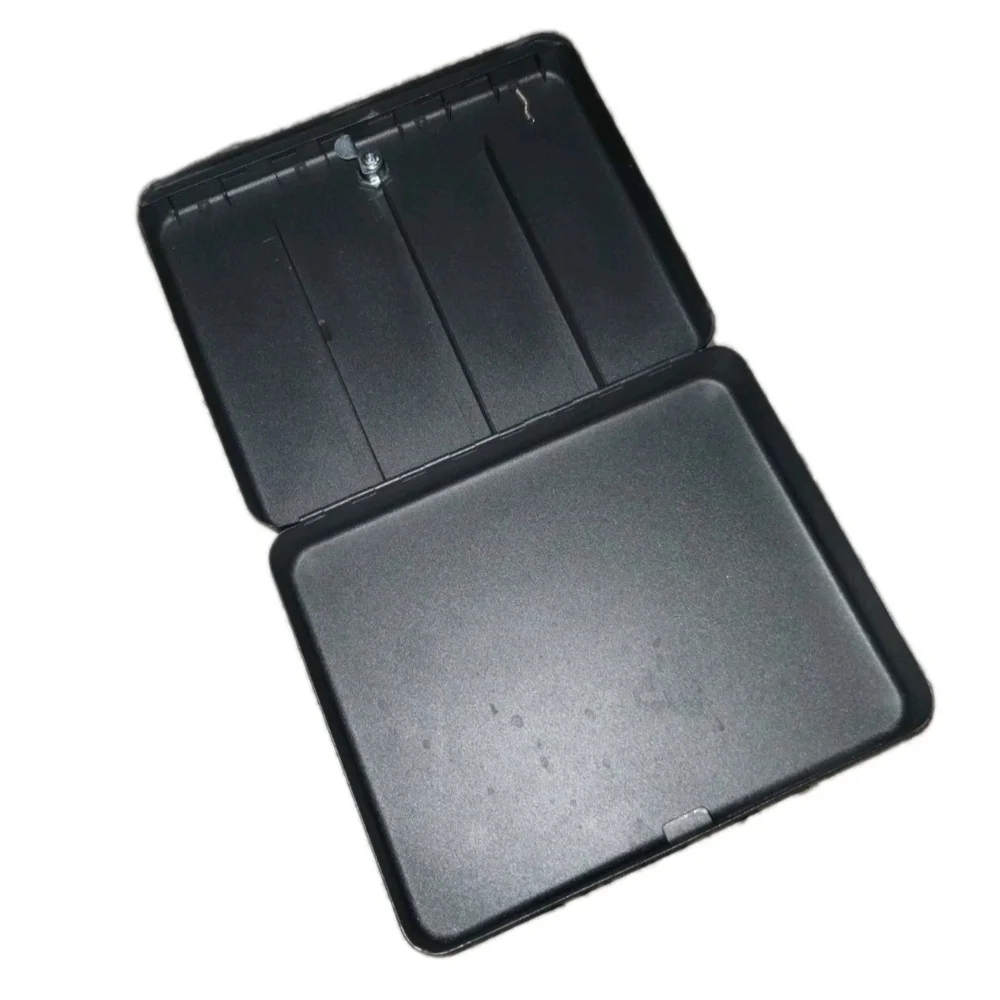 Honeywell Cash Register Lock Box W/ Handle Made In The USA Black 9X12.75X3.25